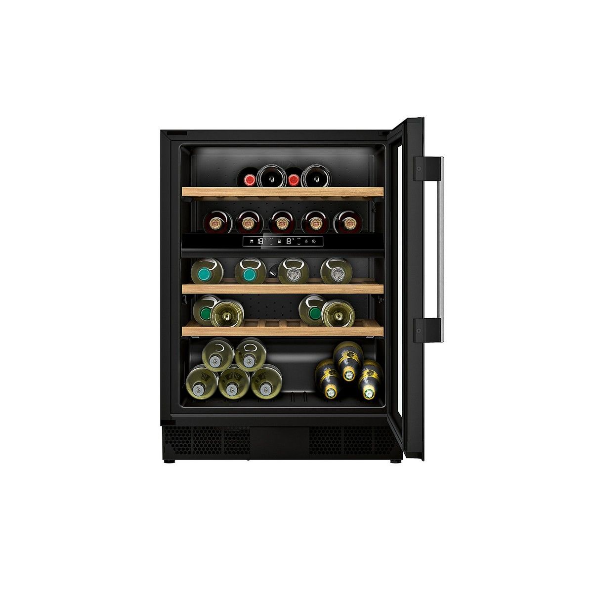 NEFF KU9213HG0G N70 BUILT UNDER GLASS DOOR WINE CABINET 600mm C/W STAINLESS STEEL HANDLE