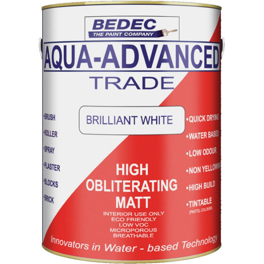 BEDEC HIGH OBLITERATING MATT 5l BRILLIANT WHITE BEDE2VH0002/46