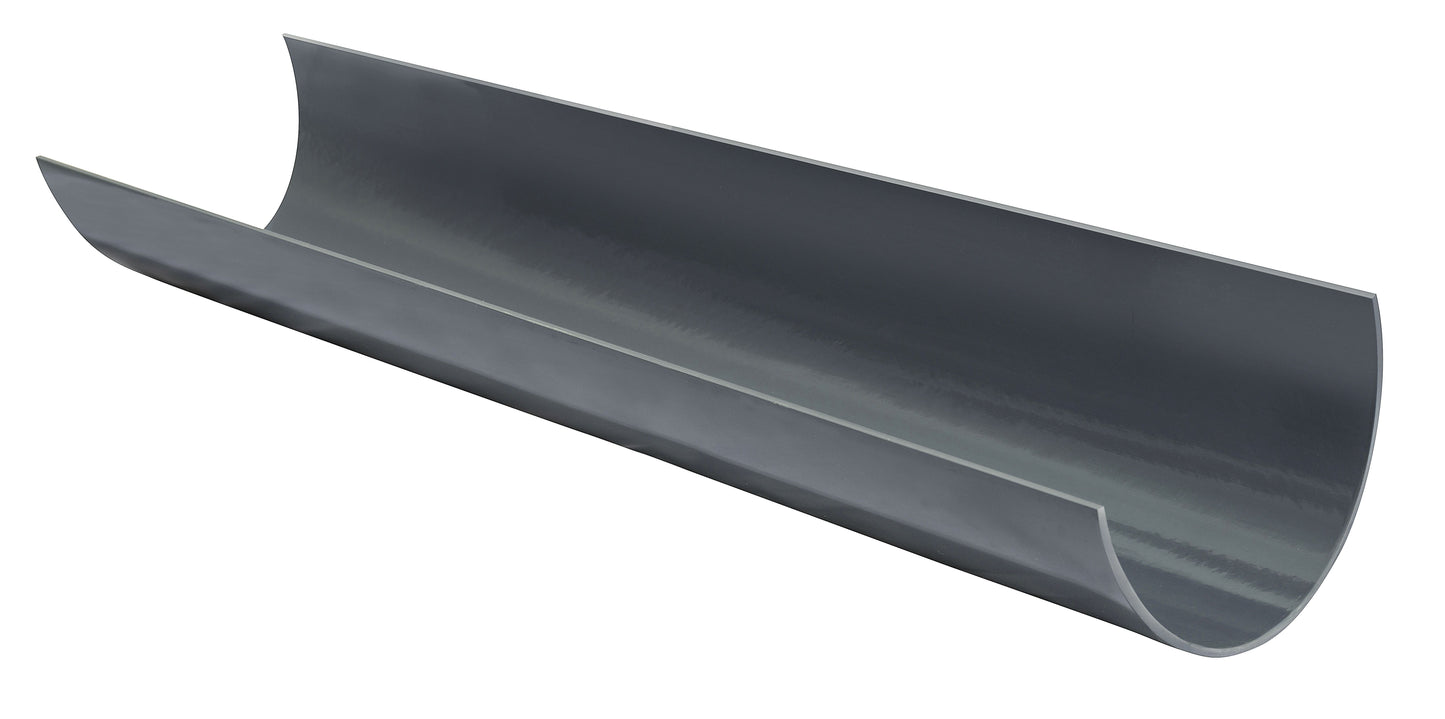 OSMA DEEPLINE 113mm GUTTER 4m ANTHRACITE GREY 9T974AG