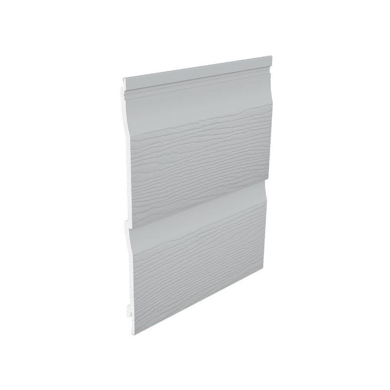 FREEFOAM DOUBLE SHIPLAP CLADDING 5m x 333mm LIGHT MISTY GREY FCD333EMG