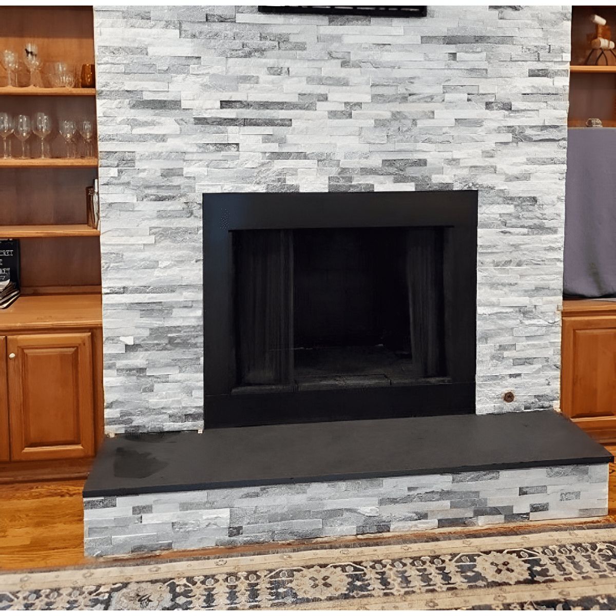 BRAZILIAN RIVEN SLAB 1200 x 900 x 30mm CALIBRATED SLATE SAWN EDGES
