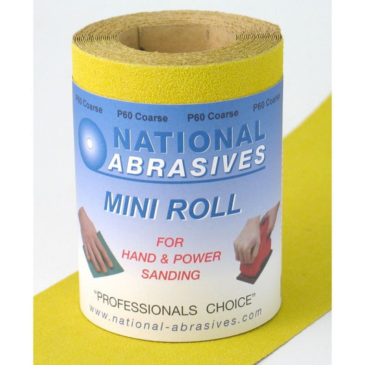 000993 GREEN A/OX SANDPAPER 10m x 115mm 240 GRIT