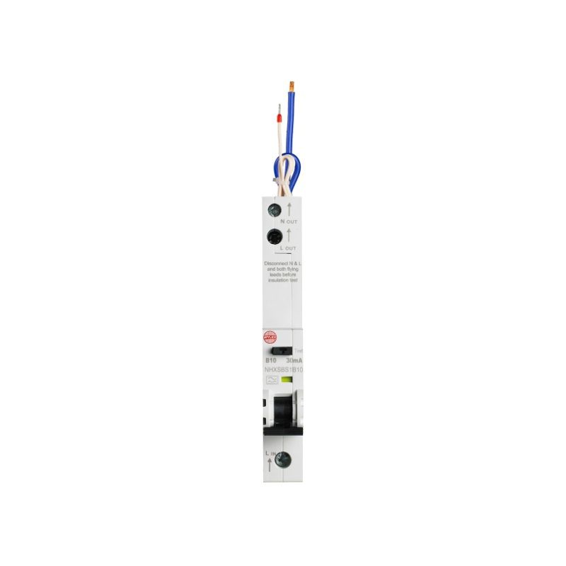 WYLEX NHXSBS1B10 1-POLE TYPE A RCBO B CURVE 10a 6ka