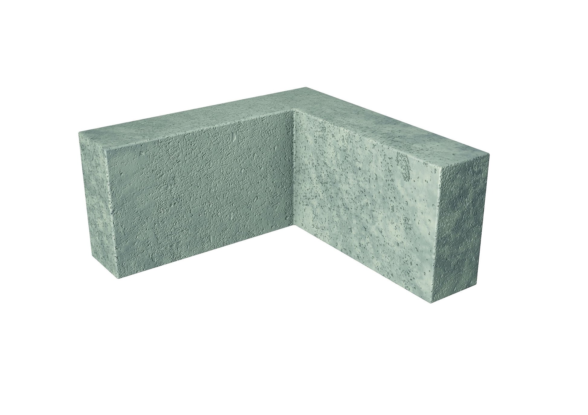 Supreme Concrete L Shaped Padstone 440 x 440 x 215 x 100mm PAD23C
