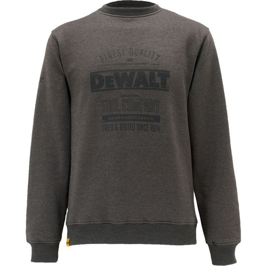 DEWALT DELAWARE GREY CREW NECK SWEATSHIRT LARGE