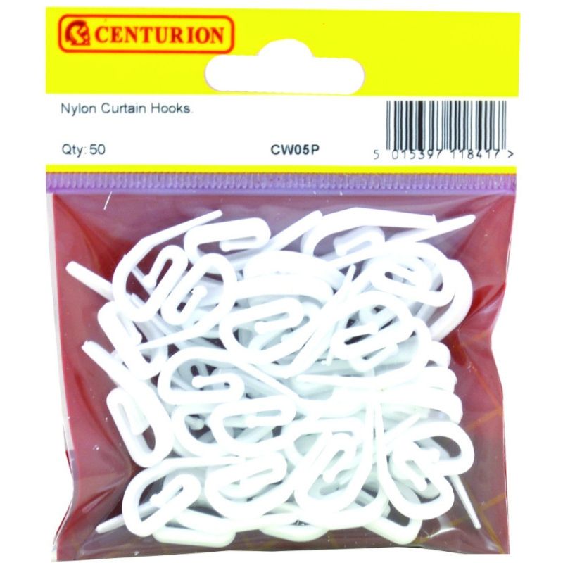 CENTURION CW05P CURTAIN TAPE HOOKS PACK