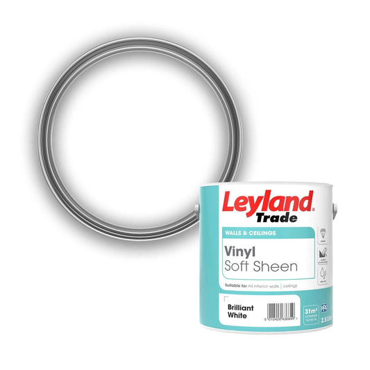 LEYLAND VINYL SOFT SHEEN 2.5l BRILLIANT WHITE 264871