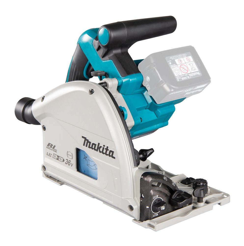 MAKITA DSP600ZJ 18Vx2 BRUSHLESS LXT PLUNGE SAW 165MM (BODY ONLY) SUPPLIED IN MAKPAC CASE