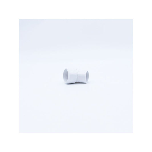POLYPIPE ABS SPIGOT BEND 32mm x 45deg WS48 WS48W WHITE