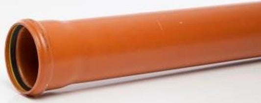 POLYPIPE PIPE SINGLE SOCKET 160mm x 6m UG662
