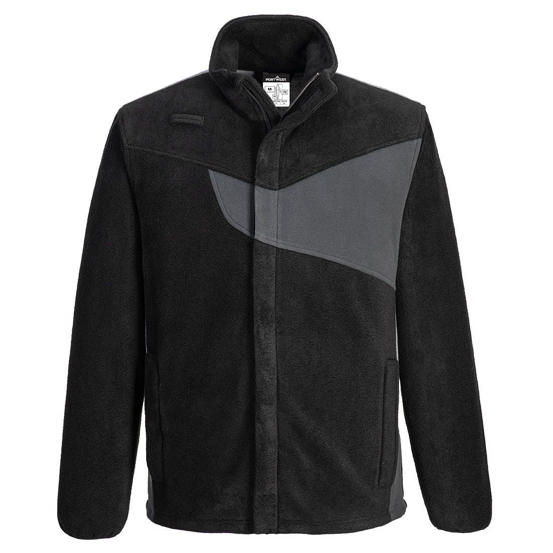 PW2 Fleece, L, R, Black/Zoom Grey