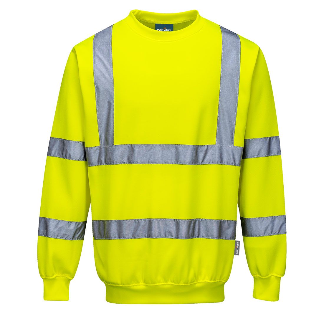 ES1 Essential Hi-Vis Sweatshirt, 4XL, R, Yellow