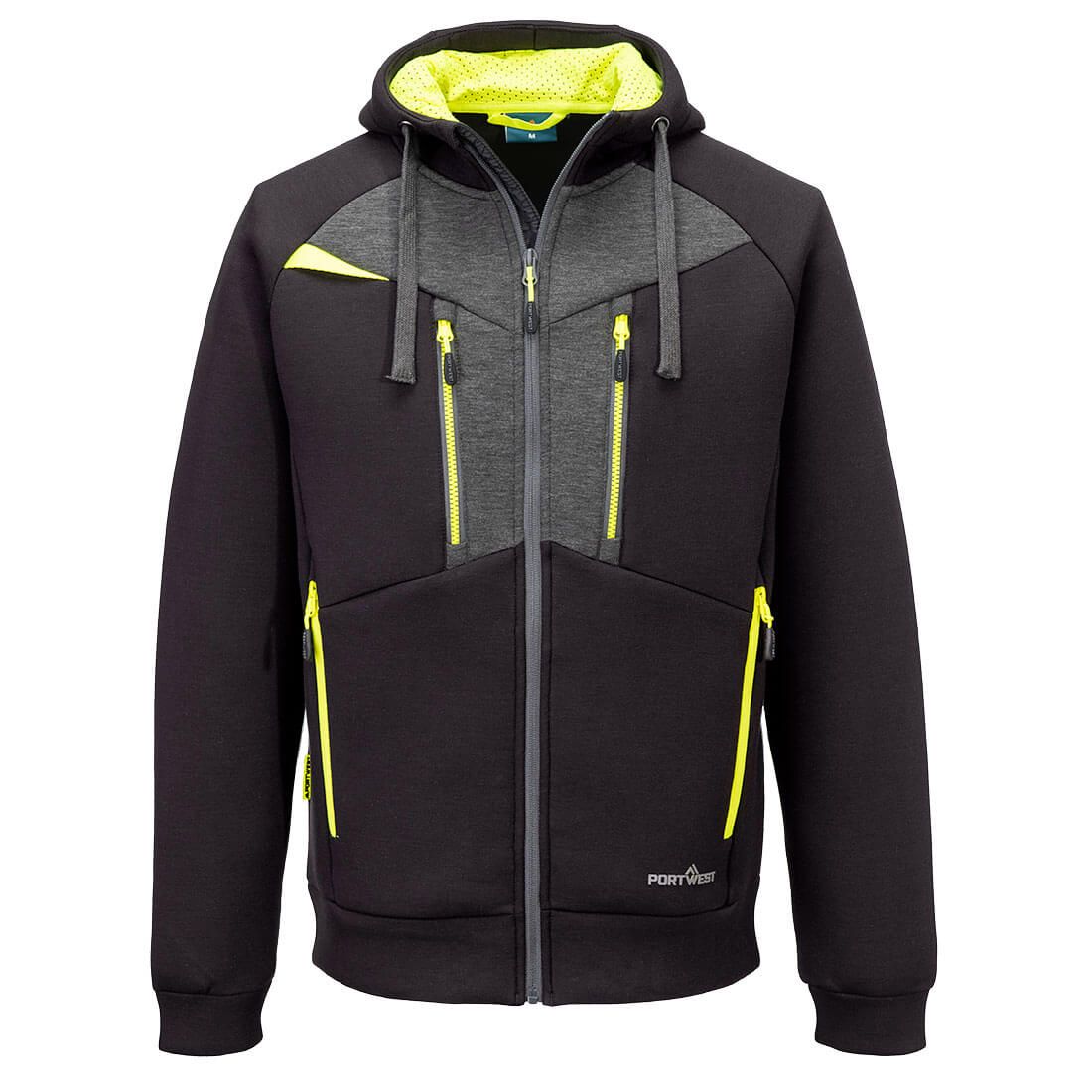 DX4 Zipped Hoodie , L, R, Black
