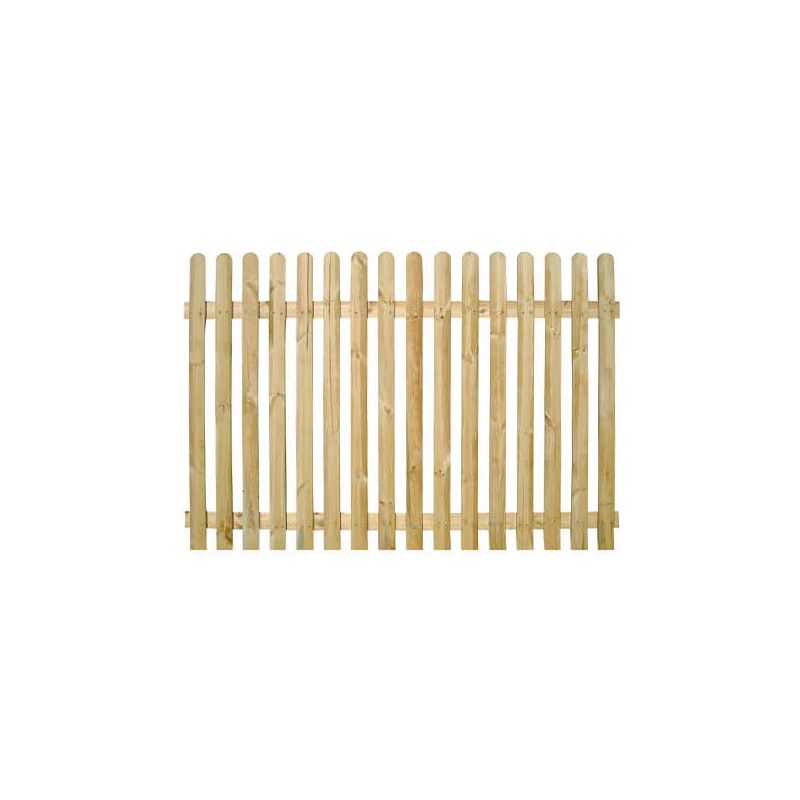 ZEST ROUND TOP PICKET PALE FENCE 6 x 3' 00567