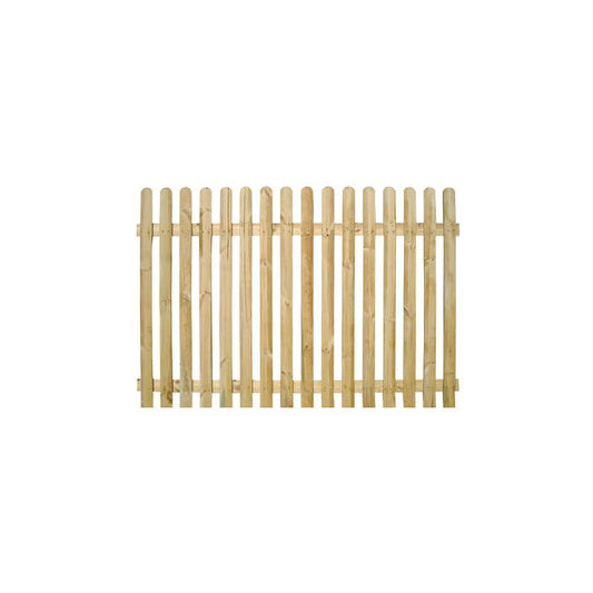 ZEST ROUND TOP PICKET PALE FENCE 6 x 3' 00567