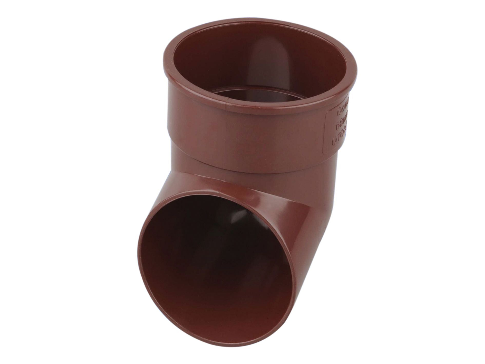 OSMA 0T037 ROUND PVCU PIPE SHOE 68mm 0T037N BROWN