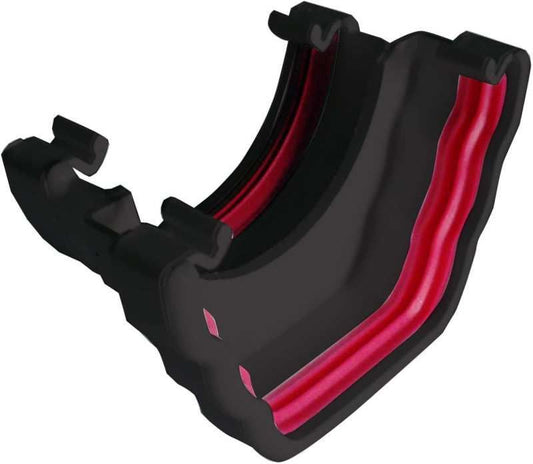 FREEFLOW ROUND TO OGEE GUTTER ADAPTOR BLACK FRR611BL
