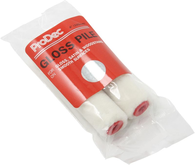 RODO PRRE037 PACK 2 PRODEC MICROFIBRE GLOSS ROLLER SLEEVES 4"