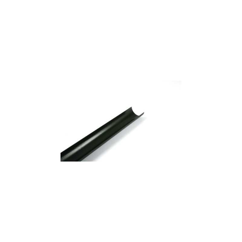 BRETT CAST IRON STYLE ROUNDSTYLE GUTTER 4m x 112mm BLACK BR042CI