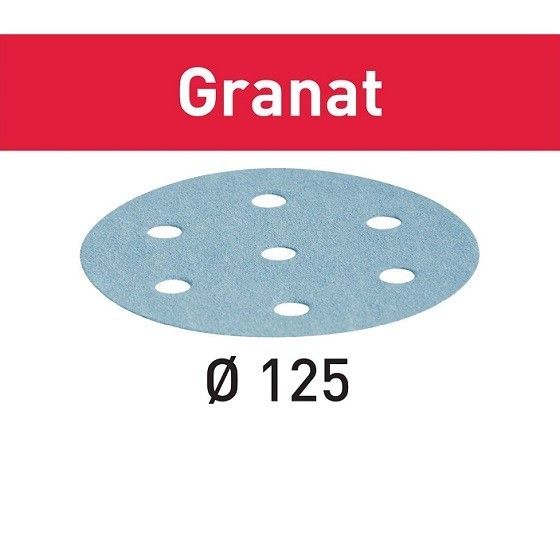 FESTOOL 497150 PACK OF 10 GRANAT SANDING DISCS 320 GRIT 125MM
