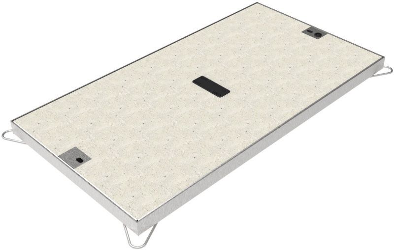 CUBIS AX-S FRAME & CONCRETE COVER 915 x 445mm BADGED BT 10201245
