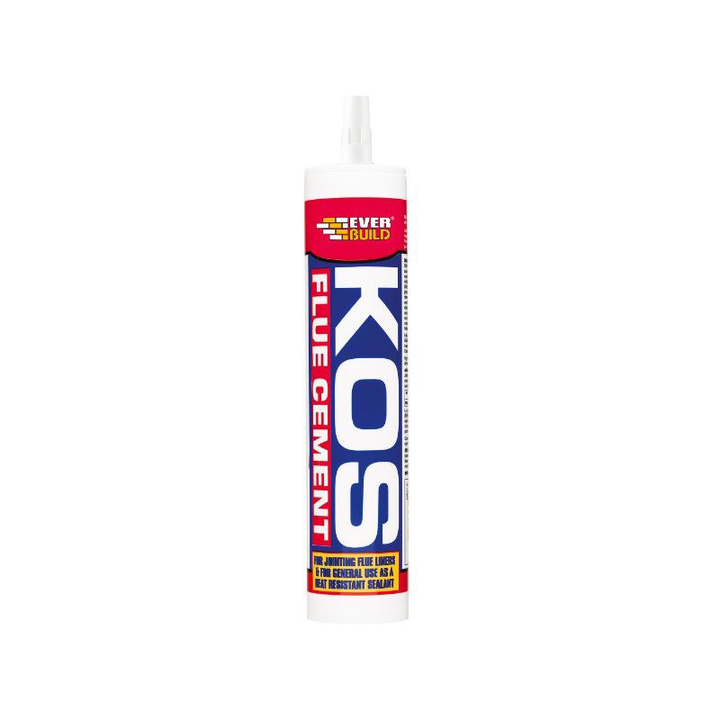 Everbuild Kos Flue Cement 300ml Buff PCKOSFLUE3