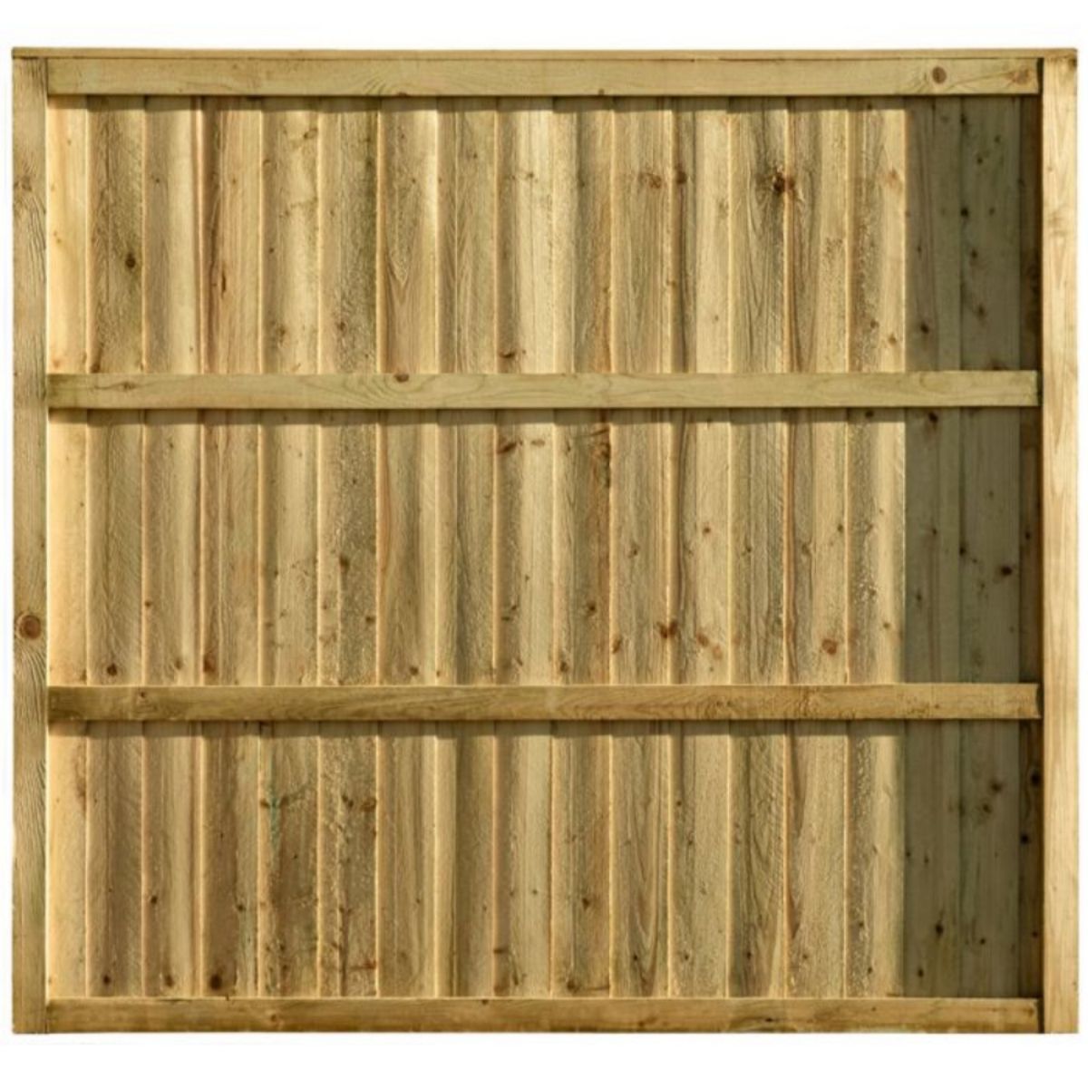 WOODBANK 1.5 x 1.83m HD SUFFOLK M&T FRAMED CLOSEBOARD FENCE PANEL GREEN