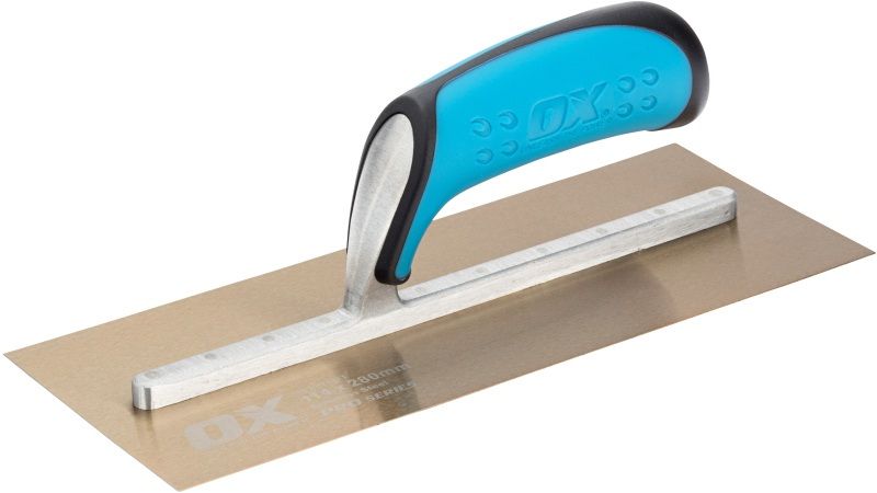 OX-P011011 PRO PLASTERERS TROWEL 114 x 280mm STAINLESS STEEL