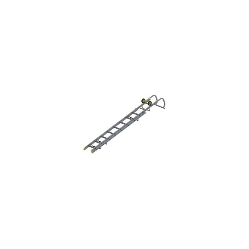 WERNER DOUBLE SECTION ROOF LADDER (10+12) 3.77m - 6.01m 77102