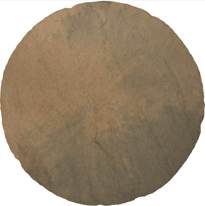 BRADSTONE ROUND STEPPING STONE 400mm DIA x 32mm BROWN BLEND 21707