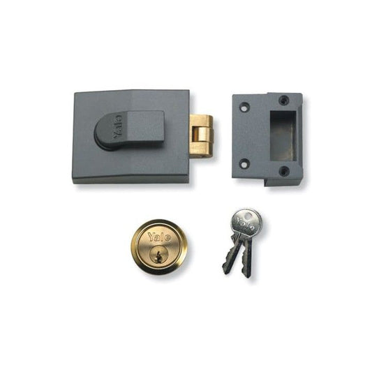 YALE 81 60mm ROLLER BOLT NIGHTLATCH B-81-DMG-PB-60