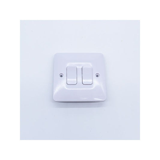 HAGER WMPS22 2 GANG 2 WAY SWITCH