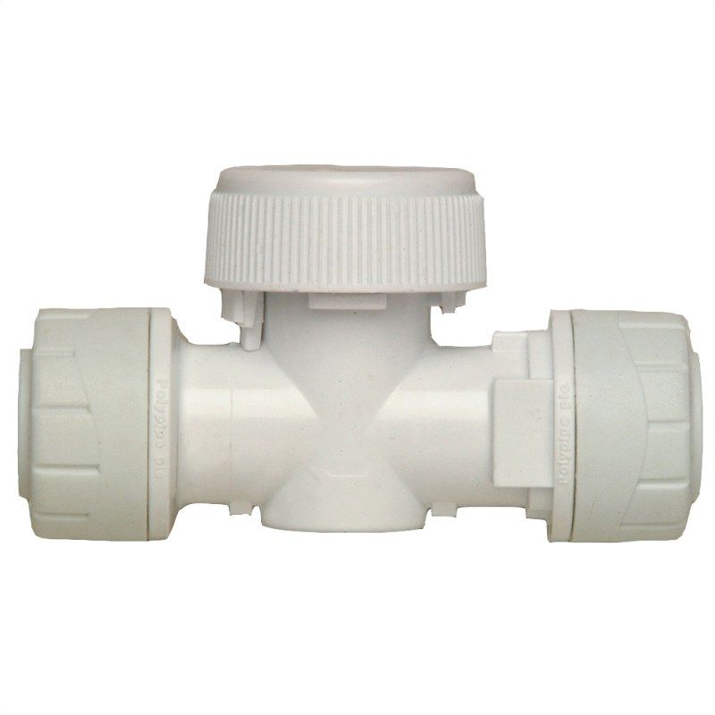 POLYPIPE POLYPLUMB SHUT OFF VALVE 15 x 15mm PB5915