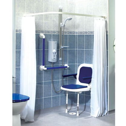 AKW 24076 STRAIGHT CURTAIN 1800 x 1800mm DROP