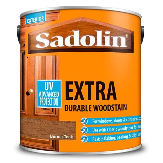 SADOLIN EXTRA EXTERIOR WOODSTAIN 2.5l BURMA TEAK 5028552