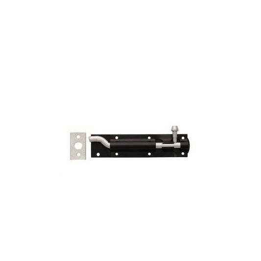 CARLISLE BRASS ZINC PLATED NECKED TOWER BOLT P/P 150mm ITBN150BZP/BP