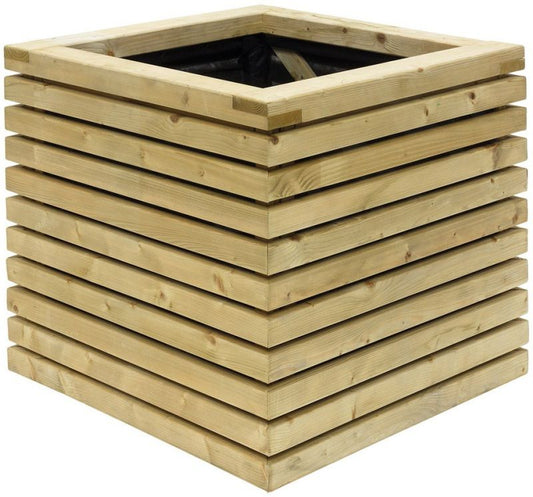GRANGE CONPLSQ CONTEMPORARY SQUARE PLANTER GREEN