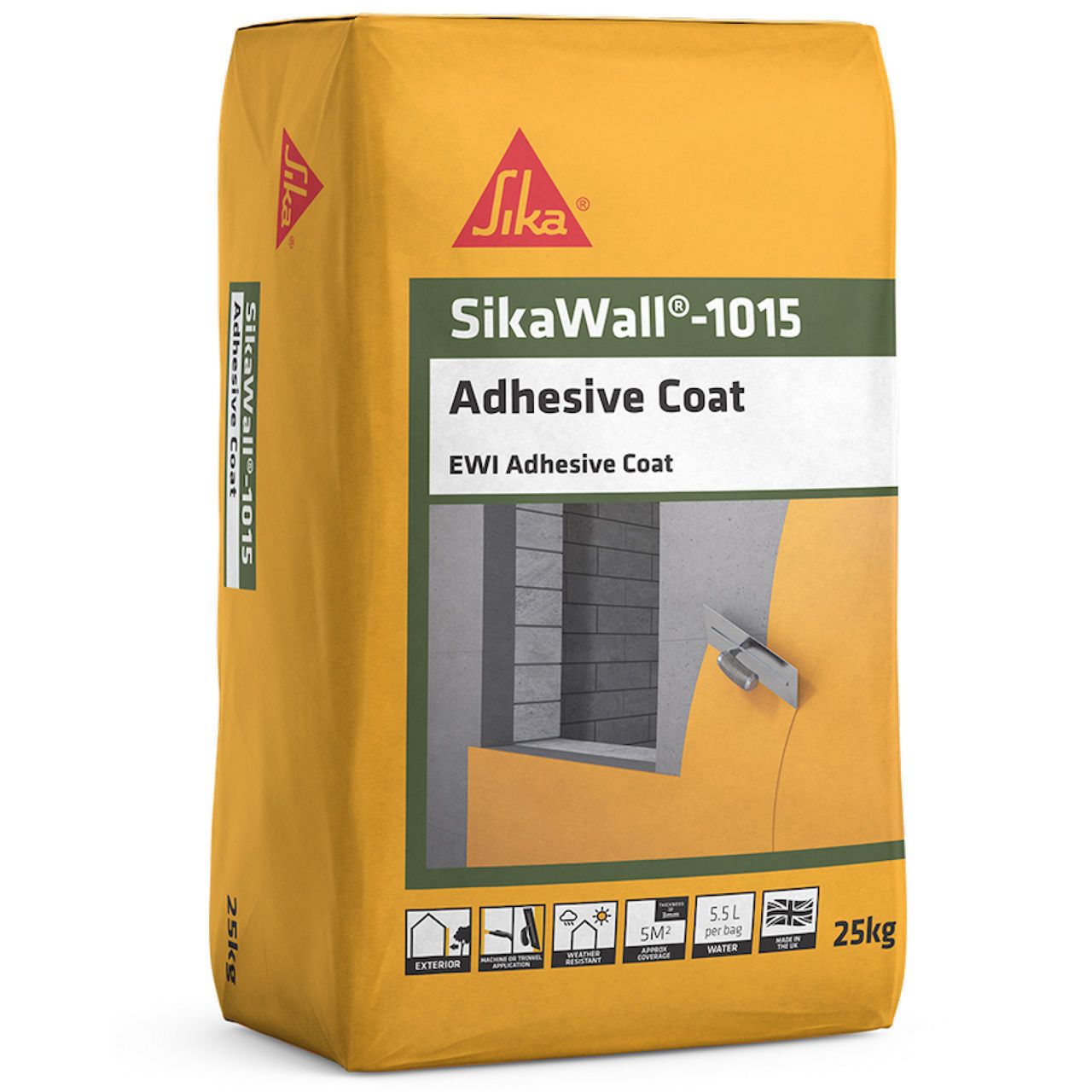 Sikawall 1015 Adhesive Coat 25Kg Grey