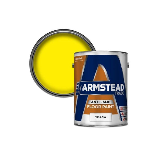 ARMSTEAD TRADE ANTI-SLIP FLOOR PAINT 5l YELLOW 5218569