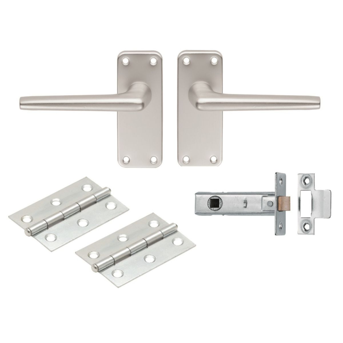 CARLISLE BRASS ALUMINIUM LEVER LATCH INTERNAL PACK SAA22/INTB
