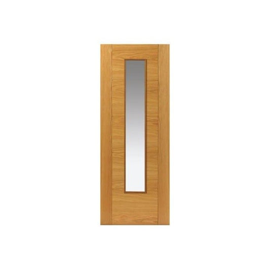 JBK EMRAL PRE FINISHED INTERNAL OAK GLAZED DOOR 1981 x 838 x 35mm (33") OEMR29