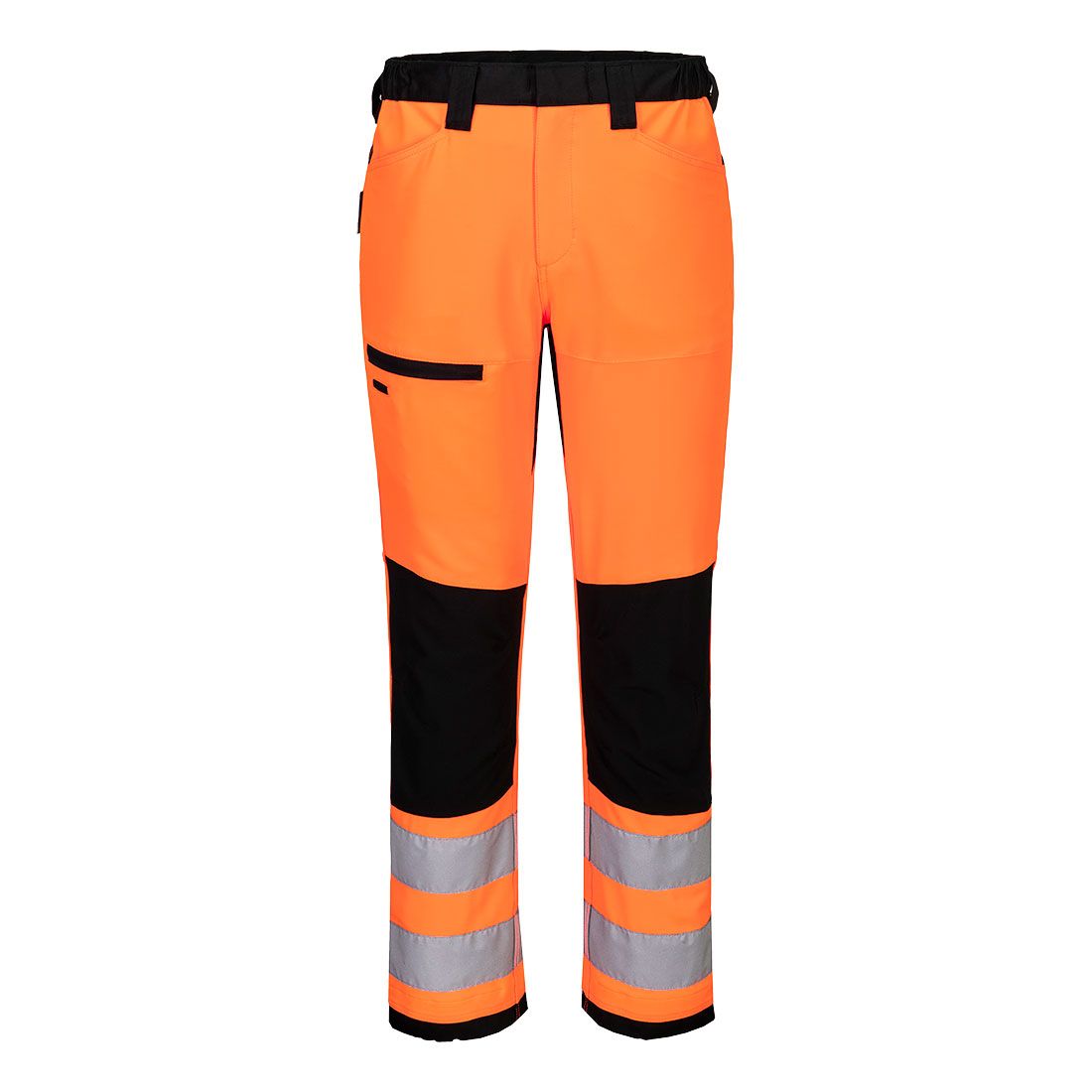 WX2 Eco Hi-Vis Class 2 Service Trouser, 28, R, Orange/Black