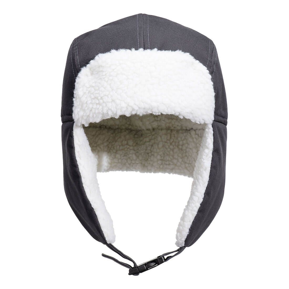 Sherpa Lined Trapper Hat, , R, Metal Grey