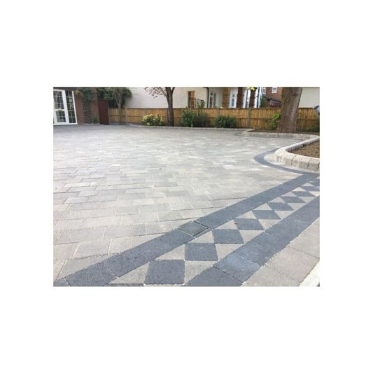 MARSHALLS DRIVESETT SAVANNA BLOCK PAVING 240 x 160 x 50mm PENNANT GREY PV1448360