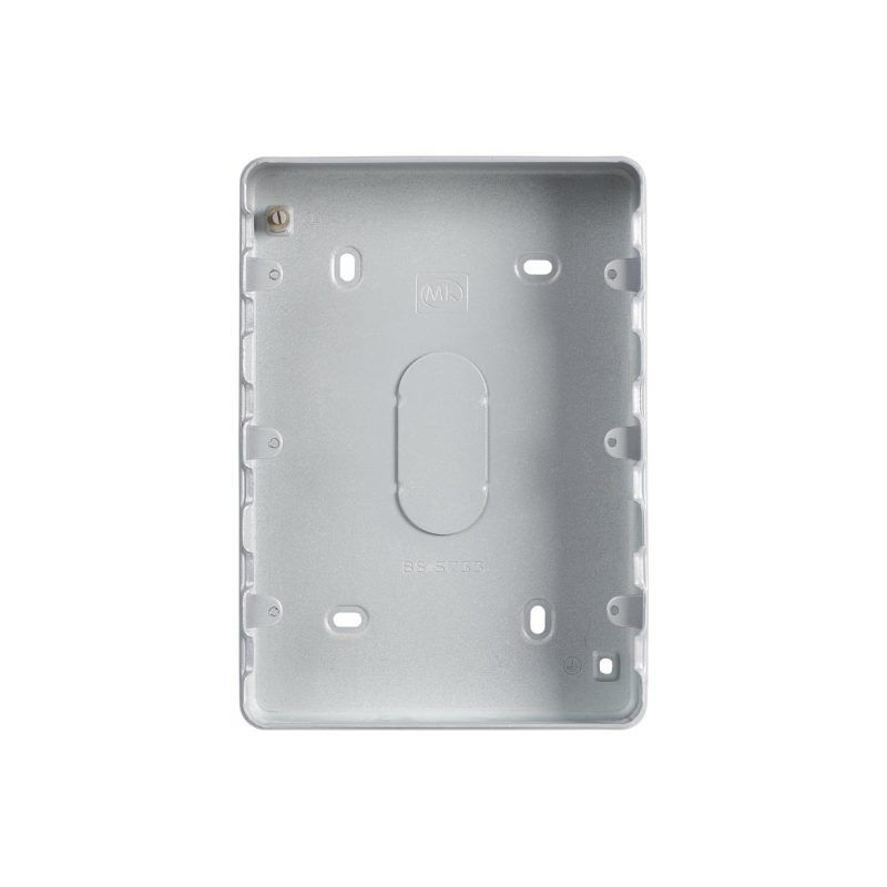 NOVAR MK 8G METAL CLAD SURFACE BOX K8895ALM