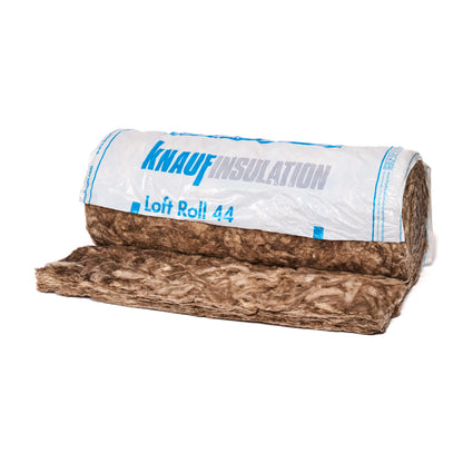 100mm Knauf Loft Roll 44 Insulation Combi-Cut - Pallet of 24 Rolls (333.24m2/Pallet)