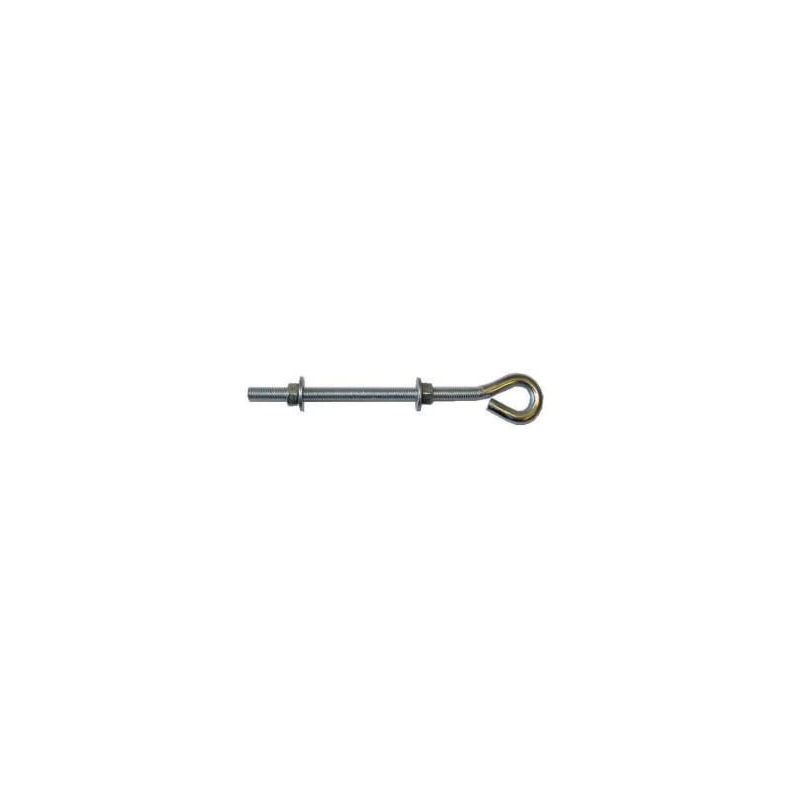 BZP-E/GALV UNWELDED EYE BOLT NUT & WASHER 10 x 3/8" 453-0250ZP