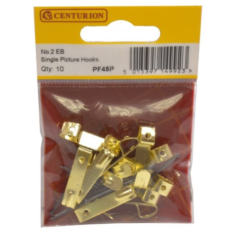 CENTURION PF45P PICTURE HOOK No 2 PACK PACK OF 10