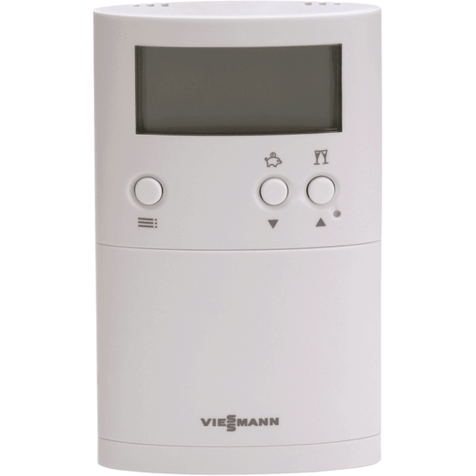 VIESSMANN VITOTROL 100 UTDB RF2 WIRELESS PLUG-IN PROG ROOM STAT 7 DAY/2 CHANNEL 7537234 112389