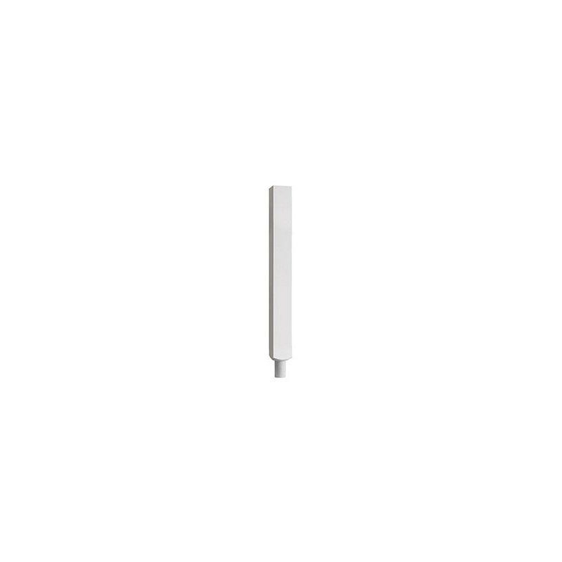 PRIMED FULL SPIGOT NEWEL POST 91 x 850mm WHITE PT850W